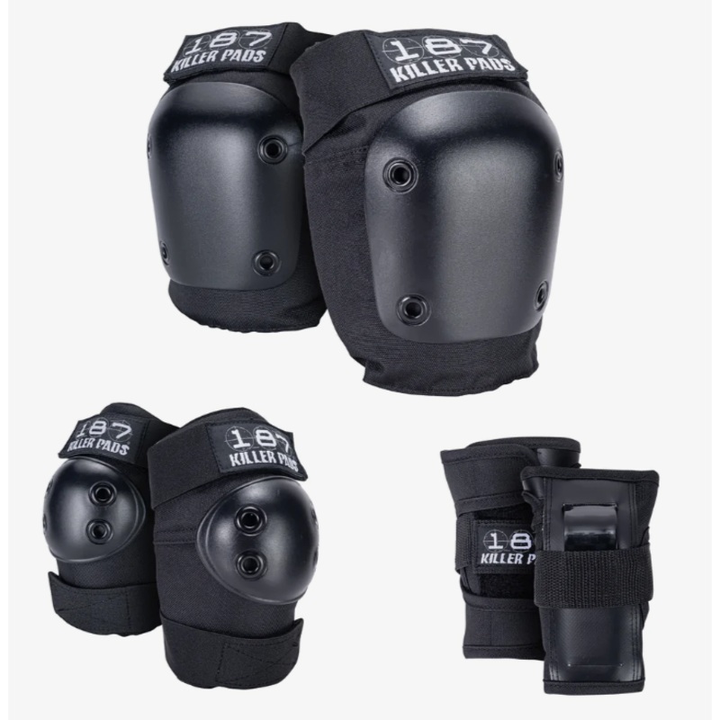 187 Killer Pads 6 Pack Pad Set Junior Black