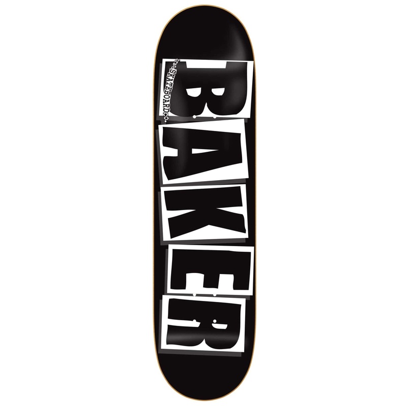 BAKER SKATEBOARDS BAR LOGO DECK 8.25