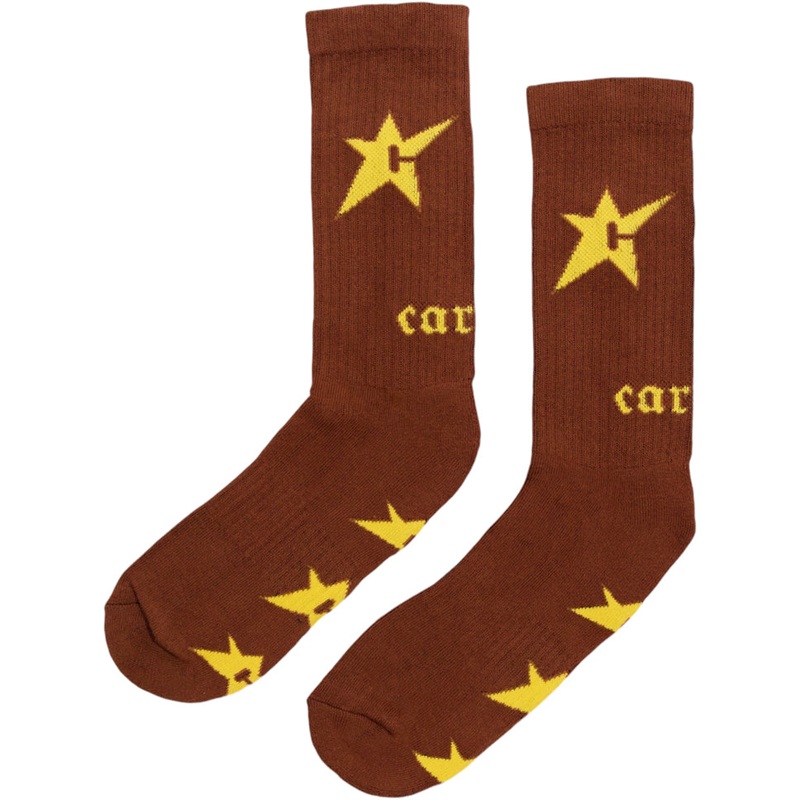 Carpet Company C-Star Crew Socks Black One size fits all