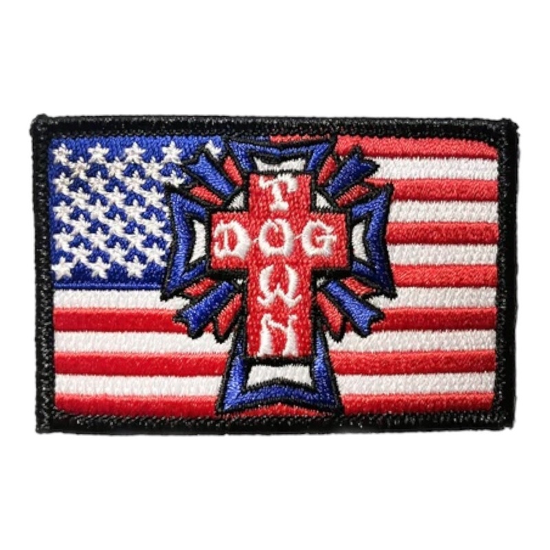 Dogtown USA Flag Patch 2″ x 3″ OS