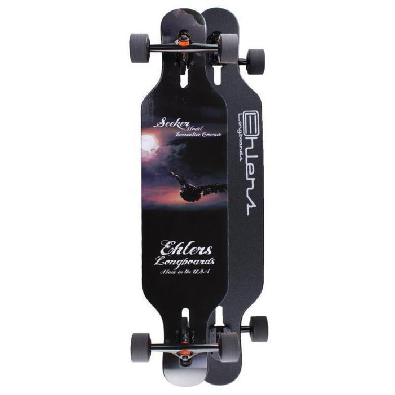 Ehlers Double Kicktail Drop Through Seeker Longboard – Complete Complete