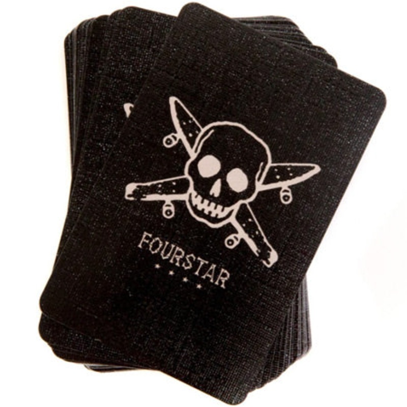 Fourstar Playing Cards Black N/A