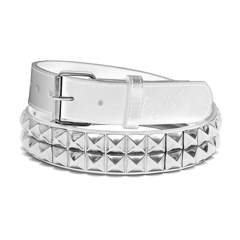 Loosey White Stud Finder Belt White One Size Fits All