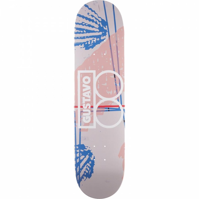 Plan B Gustavo Mixed Media 8.0″ Skateboard Deck Deck