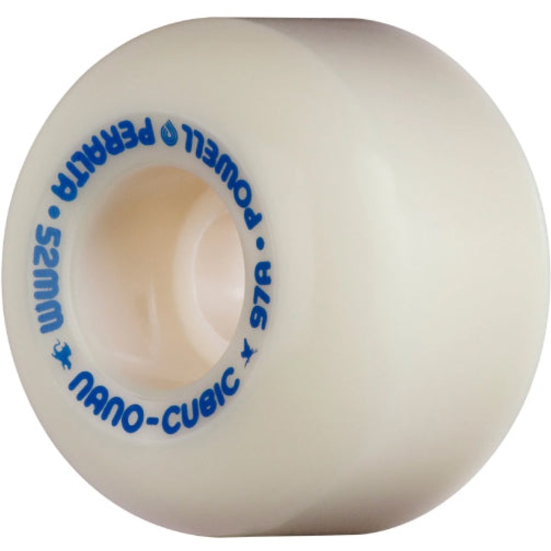 Powell Peralta Nano Cubic Wheels White 52MM 97A 52mm