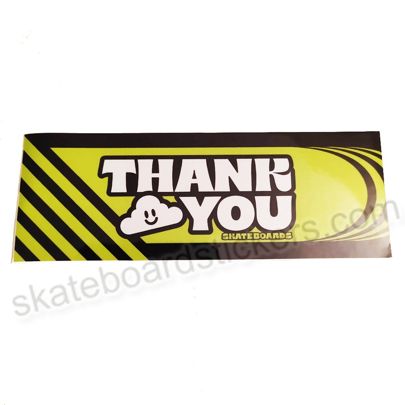 Thank You Skateboard Sticker