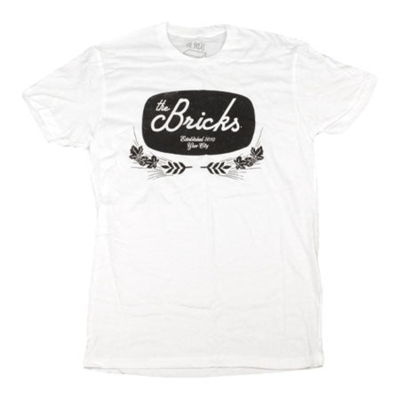 The Bricks White Chest Logo T-Shirt White Extra Large