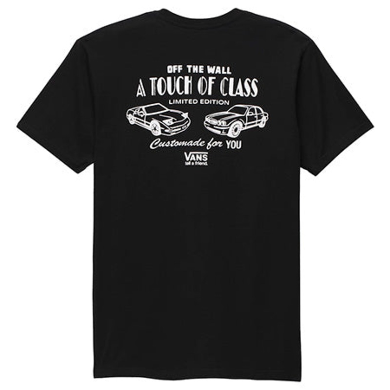 Vans Motors T Shirt Black Medium