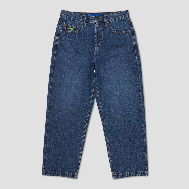 DC Worker Baggy Denim Pant RSI Stone Indigo 28/32
