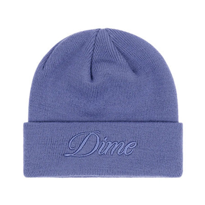 Dime Cursive Beanie Gray One size fits all