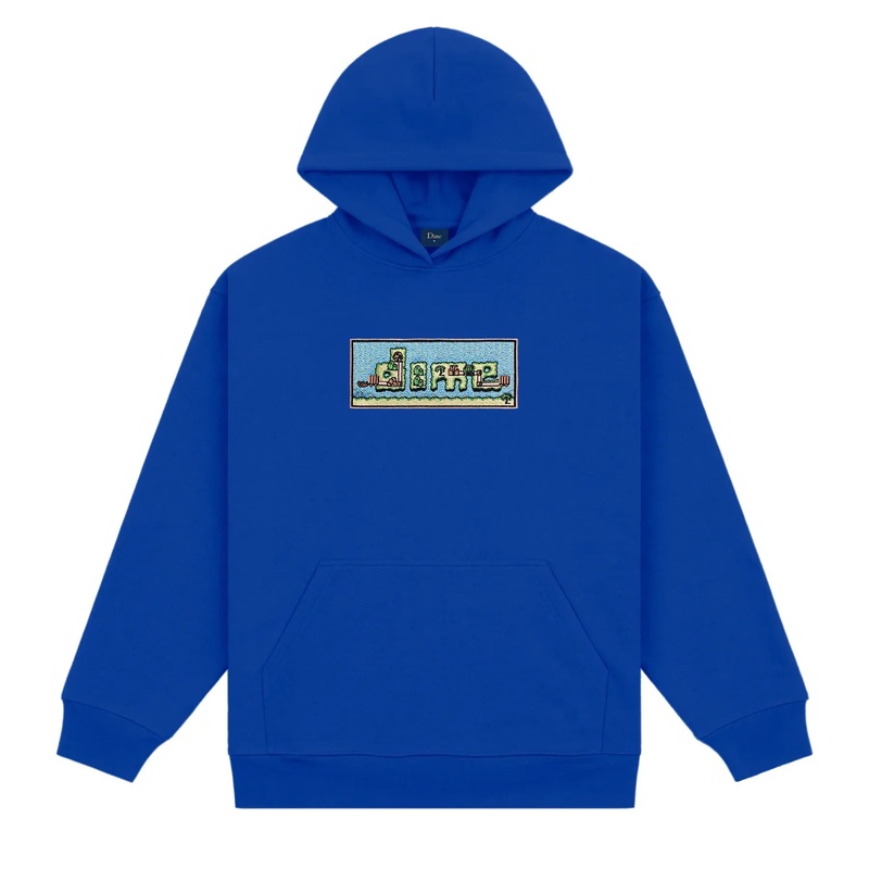 Dime Dime World Hoodie Navy Blue M