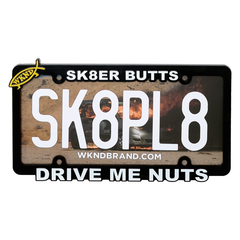 Drive Me Nuts License Plate Frame