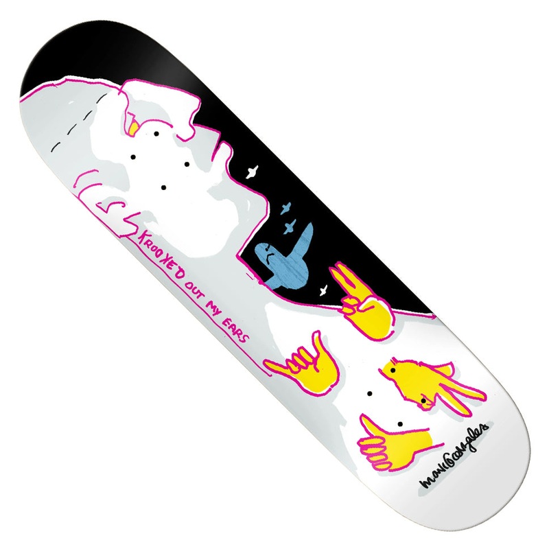 Krooked Gonz Out My Ears Deck Multicolor 8.75 x 32.5 WB:14.62