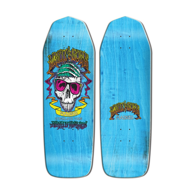 Madrid Maui & Sons Brain Waves LTD 9.5″ Skateboard Deck