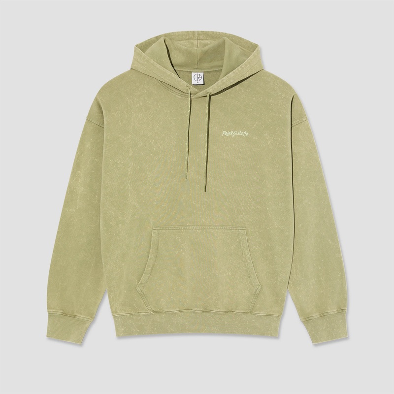 Polar Acid Frank Surf Logo Hoodie Light Green X-Small