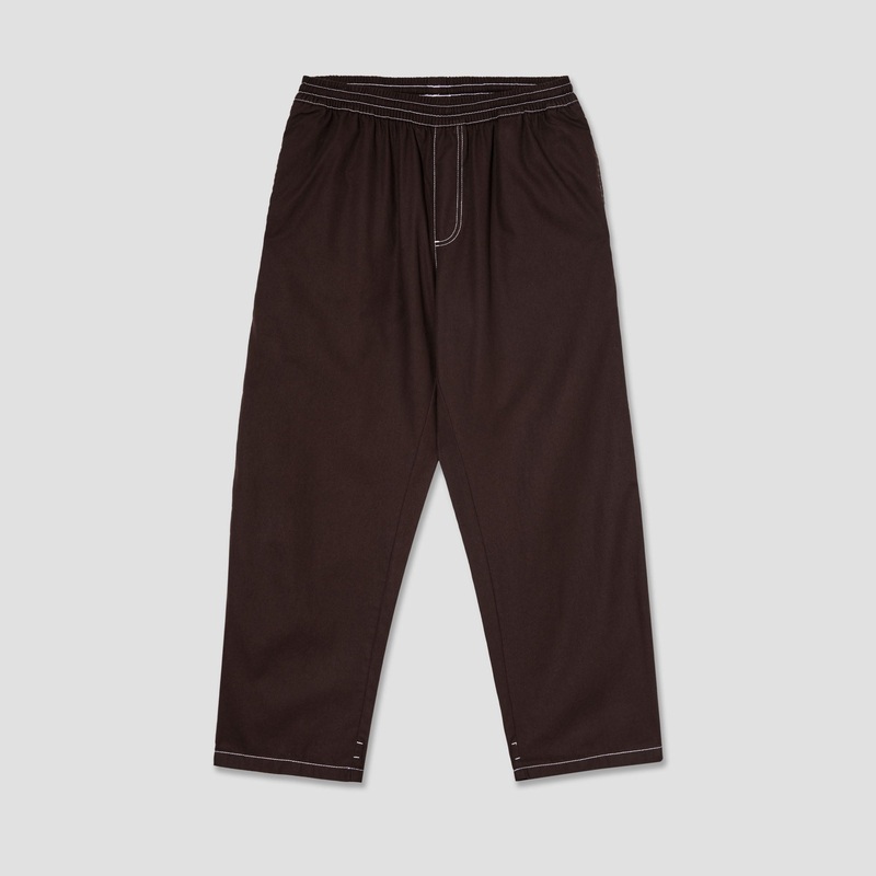 Polar Surf Pants Contrast Chocolate White X-Small