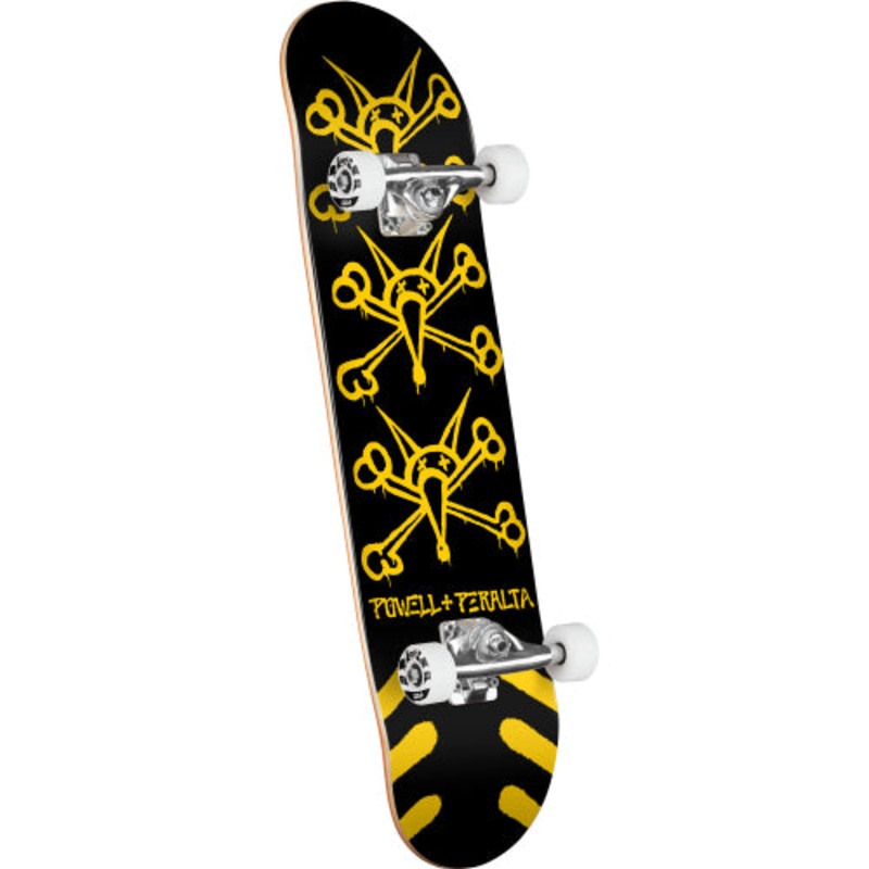 Powell Peralta Vato Rats Complete Skateboard Black/Yellow 8.0″ 8.0″