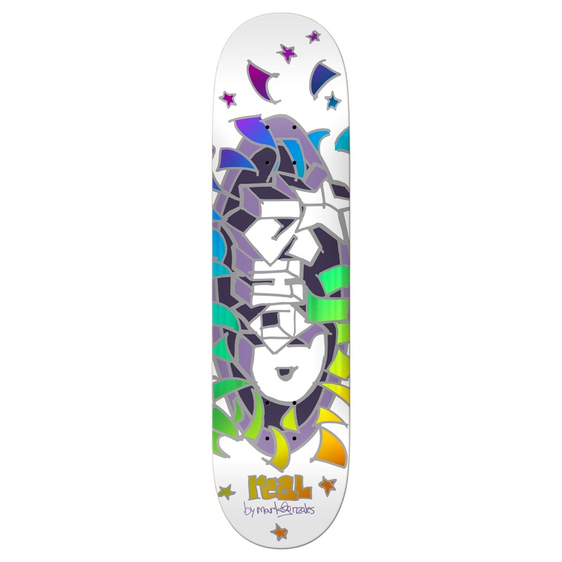Real Ishod Gonz Oval Party Edition 8.25″ Full SE Skateboard Deck