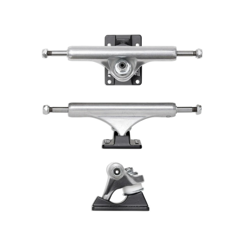 Slappy Trucks STI Hollow Low Skateboard Trucks (Black) 8.0
