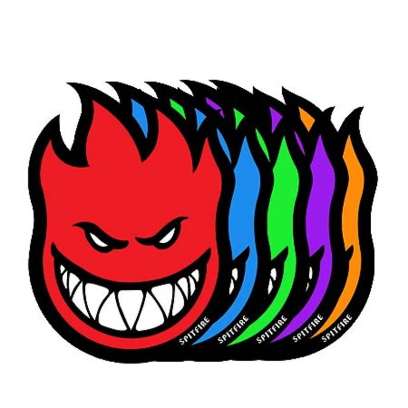 Spitfire Fireball Medium Sticker Assorted Medium 6″ x 4.5″