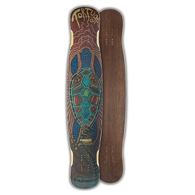 Timber Tortuga 46″ Dancing Freestyle Longboard Deck – Flex-1