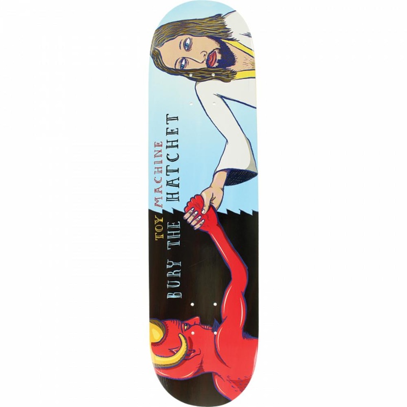 Toy Machine Bury The Hatchet 8.0″ Skateboard Deck