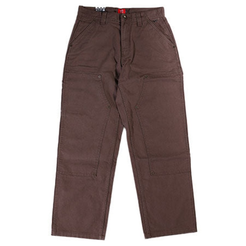 Vans AVE Skate Drill Chore Loose Carpenter Double Knee Pants Chocolate Brown 28