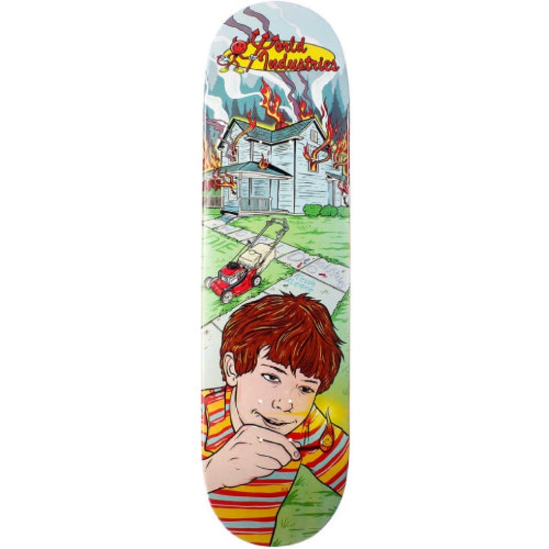 World Industries Kevin Klemme House Fire Skateboard Deck 9.0″ 9.0″