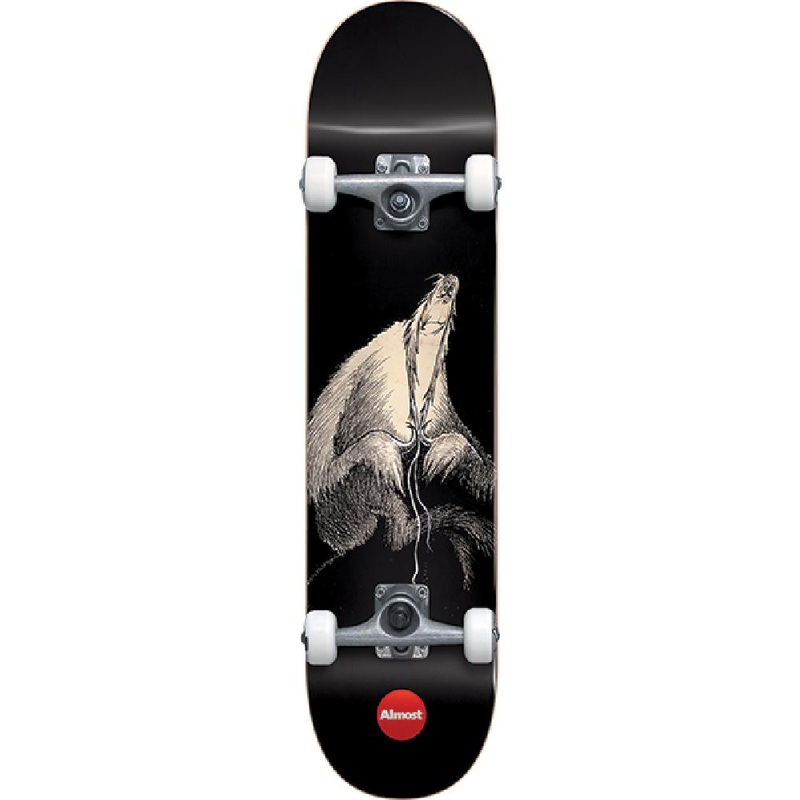 Almost Dr. Secret Art First Push Black 7.875″ Skateboard Complete