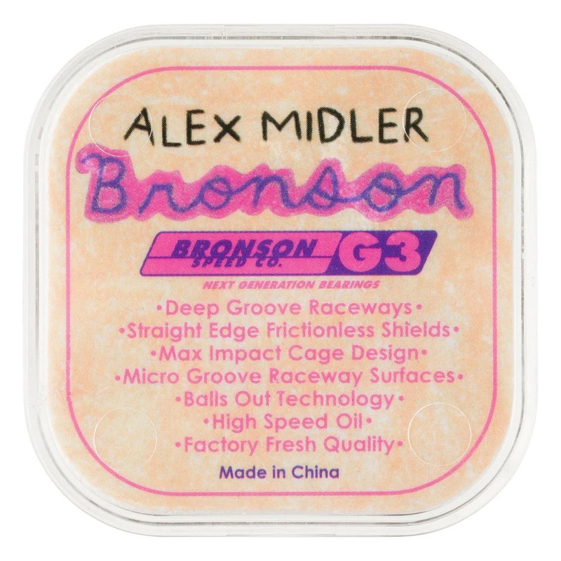 Bronson Skateboard Bearings Alex Midler G3 OS