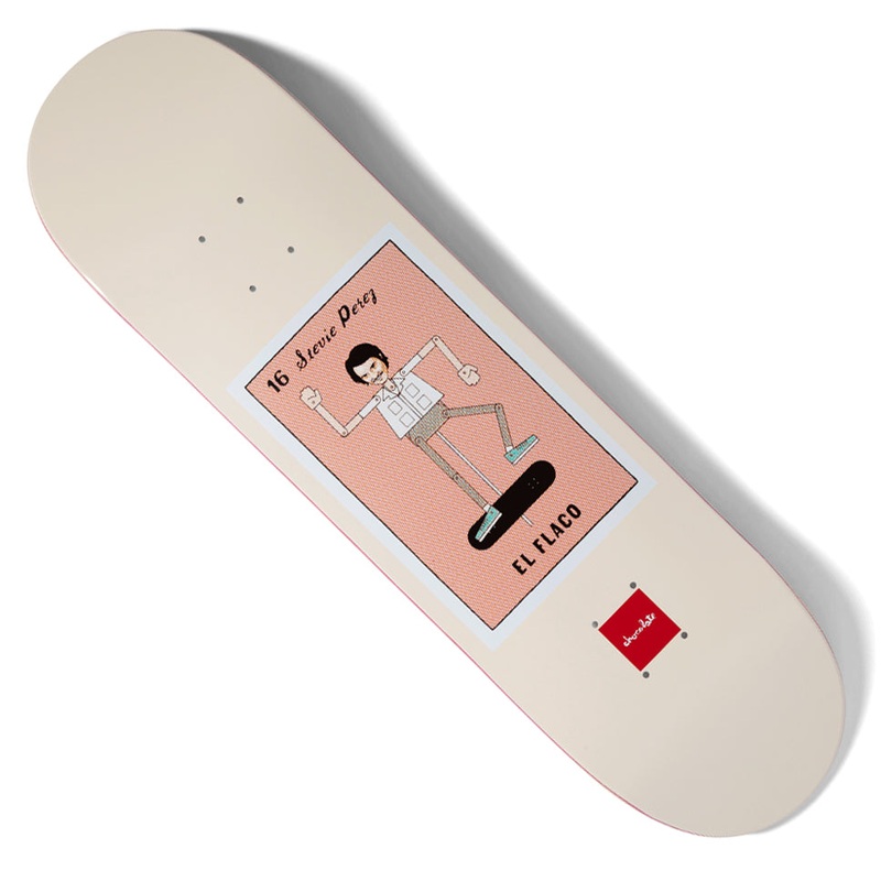 Chocolate Stevie Perez Loteria Deck Beige 8.375 x 31.75 WB:14.25