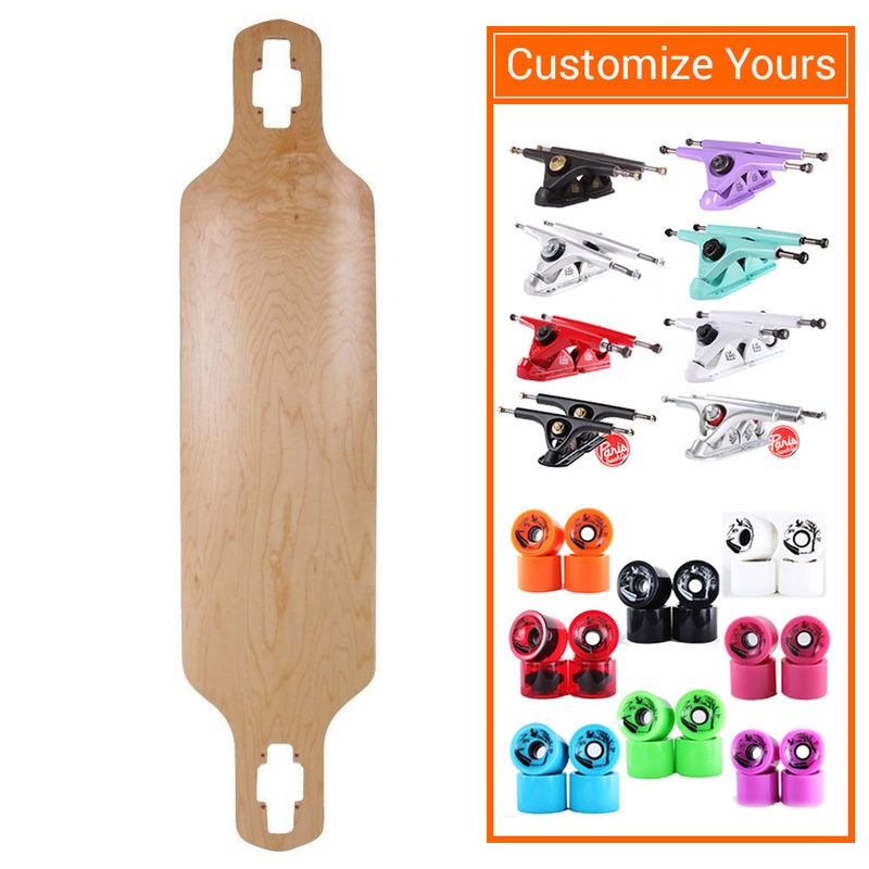 Custom Blank 39″ Drop Through Longboard