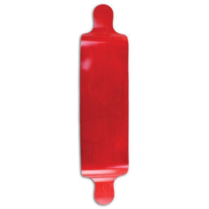 Drop Down Bomber Red 41″ Longboard Deck Deck