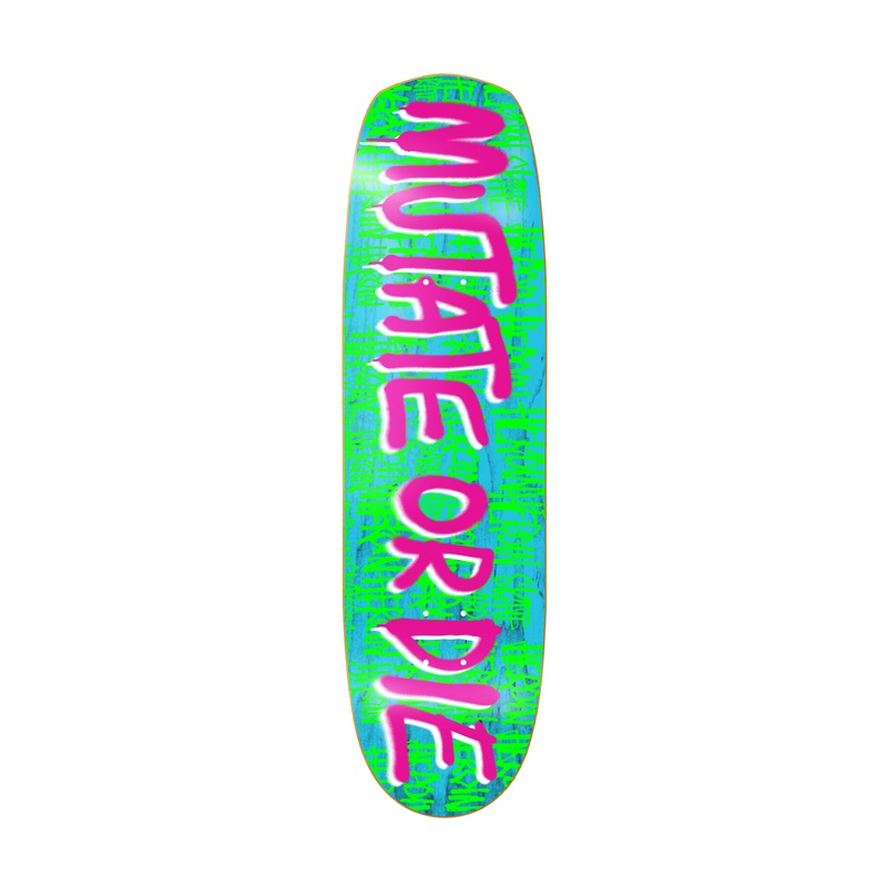 Heroin Mutate Or Die 8.7″ Skateboard Deck