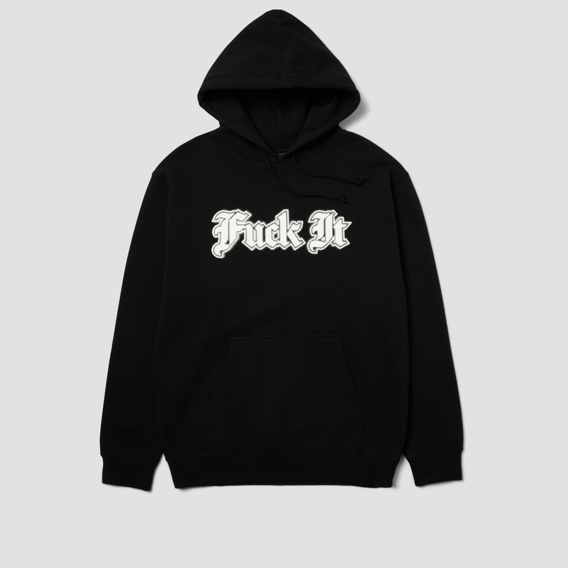 Huf Ives Pullover Hoodie Black Small