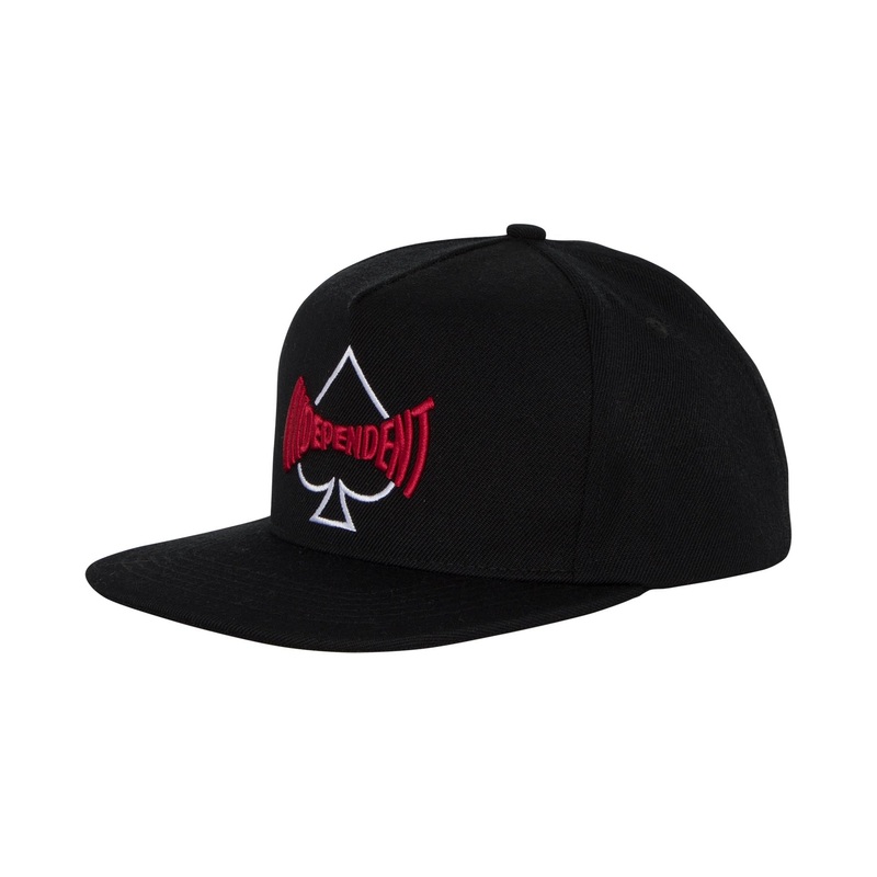 Independent Can’t Be Beat Snapback Mid Profile Hat Black