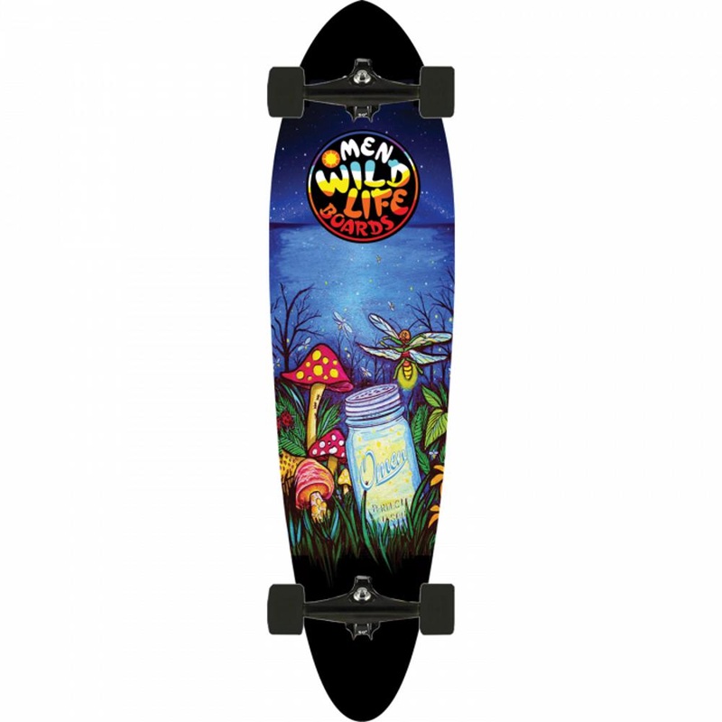 Omen Mason Jar 38″ Pintail Longboard Complete