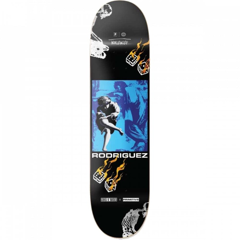 Primitive Rodriguez Gn’R Estranged 8.12″ Black Skateboard Deck
