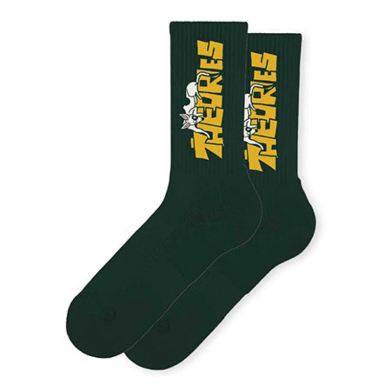 Theories Piano Trap Crew Socks Forest One size fits all