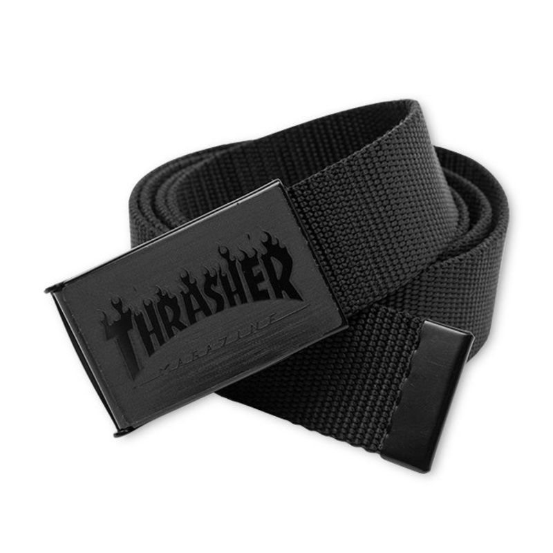 Thrasher Flame Logo Web Belt OS