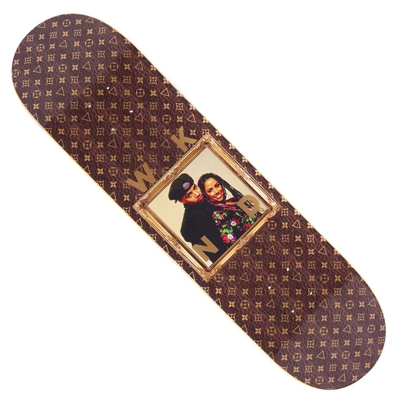 WKND Skateboards Murray and Dionne Date Series Deck Brown 8 x 31.5 WB:14
