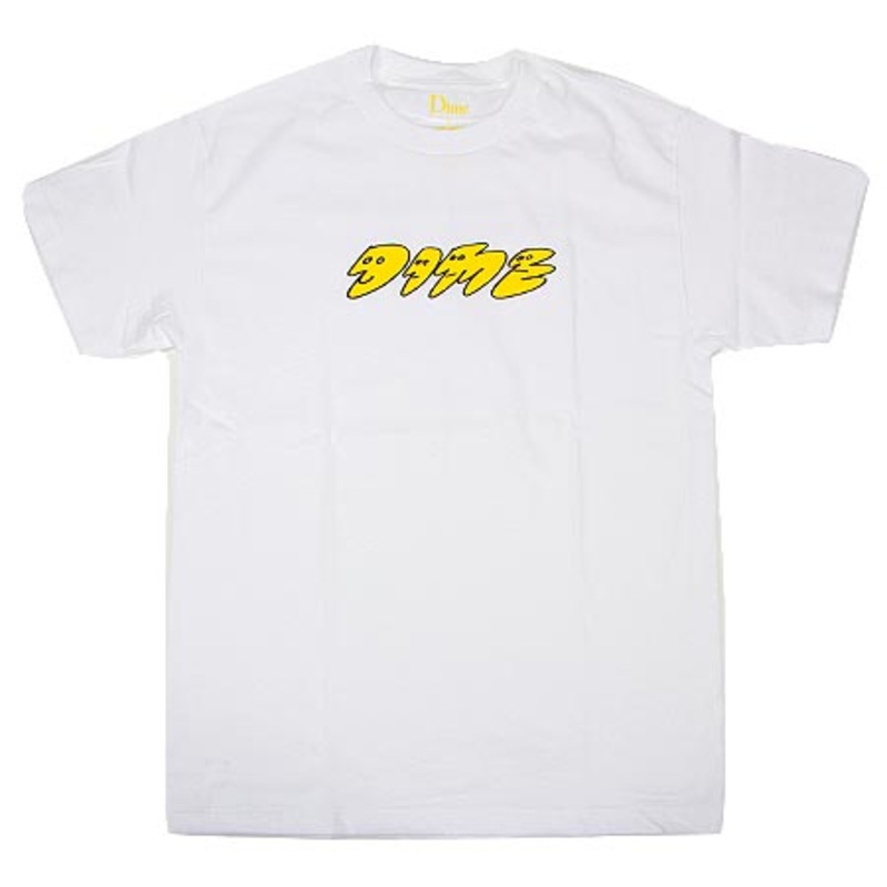 Dime Faces T Shirt White Extra Large