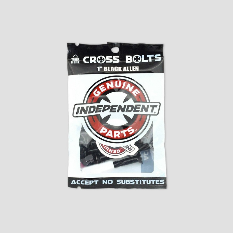 Independent 1″ Allen Skateboard Bolts Black