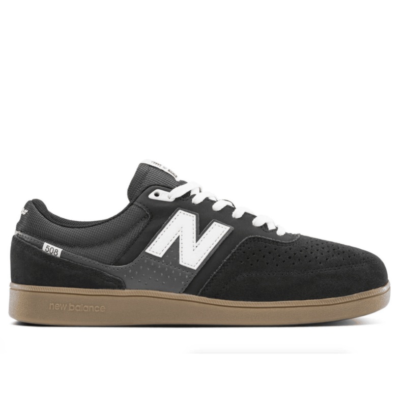 New Balance Numeric 508 Brandon Westgate Skate Shoes Black and Gum 7 Black and Gum