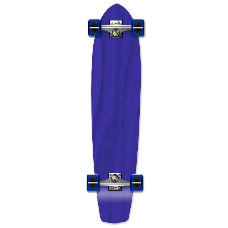 Punked Slimkick Stained Blue 36″ Longboard Complete Complete