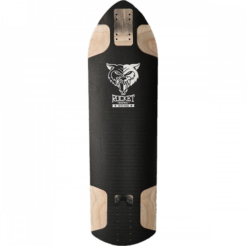 Rocket Werewolf Black 31.5″ Downhill/Freeride Longboard Deck Deck