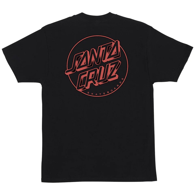 Santa Cruz Dressen Rose Dagger Opus T Shirt Black Medium
