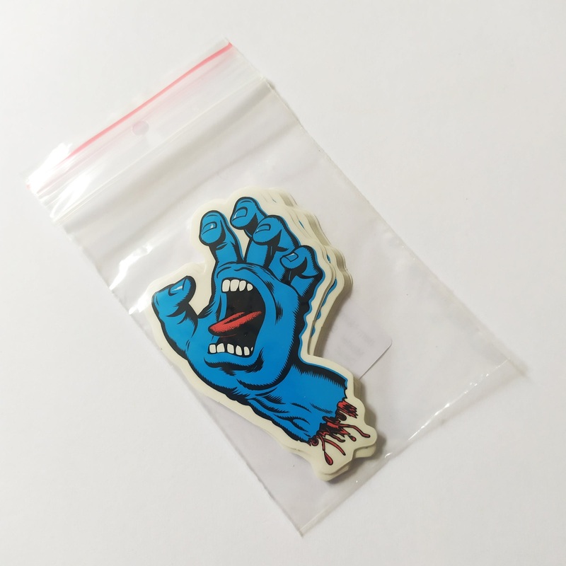 Santa Cruz Screaming Hand Stickers – 10 pack – sealed