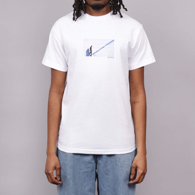 Skateboard Cafe Was Nothing Real T-Shirt White Small
