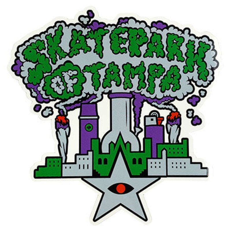Skatepark of Tampa Tampsterdam Sticker Multicolor 3.75″ x 3.5″